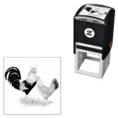 Leghorns Production Brown kippen Zelfinktende Stempel (In situ)