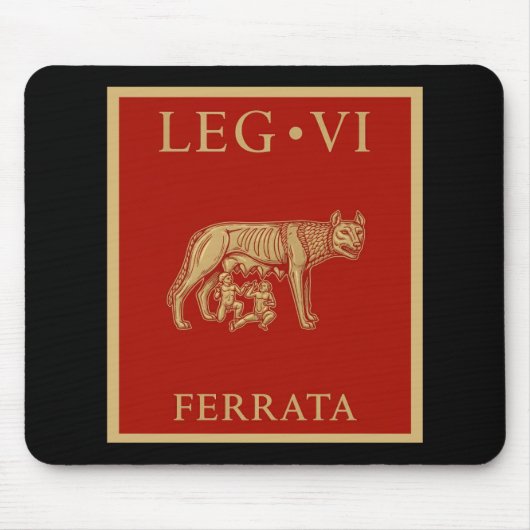 Legio VI Ferrata: het oude Romeinse legioen Vexill Muismat (Voorkant)