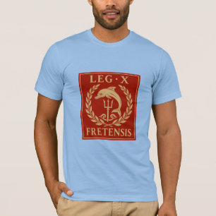 Legio X Fretensis – Dolfijn & Drietand Romeinse Le T-shirt