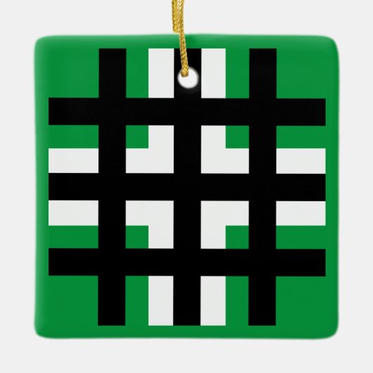 Legioen van de aartsengel Michael Keramisch Ornament (Voorkant)