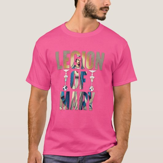 Legioen van Maria, Onze-Lieve-Vrouw, Katholiek 1 T-shirt (Voorkant)