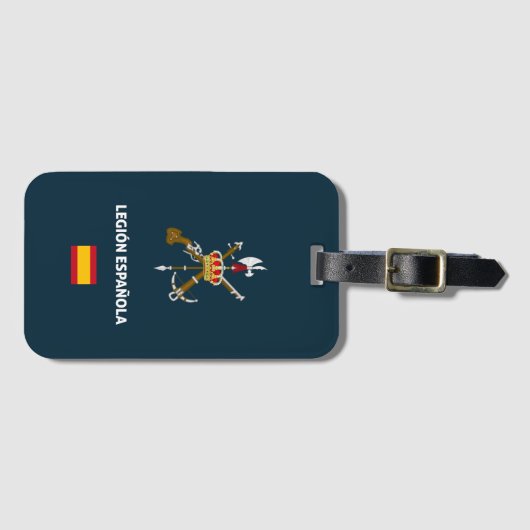 Legion Española paspoort telefoonhoesje Bagagelabel (Voorkant (horizontaal))