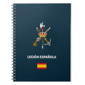 Legion Española paspoort telefoonhoesje Notitieboek (Voorkant)