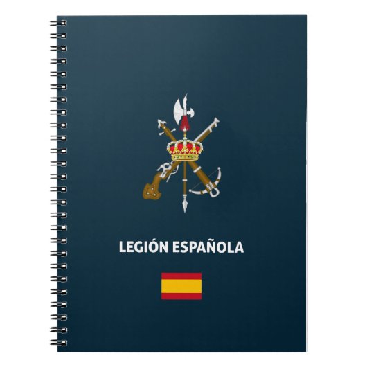 Legion Española paspoort telefoonhoesje Notitieboek (Voorkant)