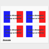 Legion etrangere - Honneur et Fidelite Rechthoekige Sticker (Vel)