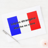 Legion etrangere - Marche ou creve Rechthoekige Sticker (Envelop)