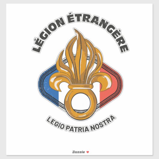 Legion Etrangere Military Foreign Legion Sticker (Vel)