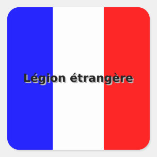 Legion etrangere vierkante sticker