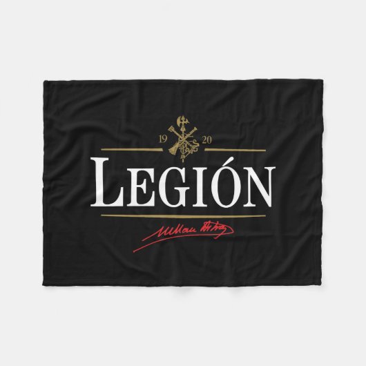 Legión Fleece Deken (Voorkant (Horizontaal))