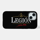 Legión iPhone 15 Case (Achterkant horizontaal)