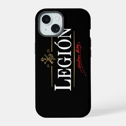Legión iPhone 15 Case (Achterkant)