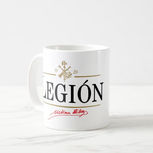Legión Koffiemok (Voorkant links)