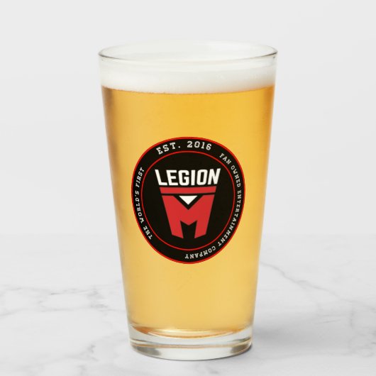 Legion M Glassware Glas (Voorkant gevuld)