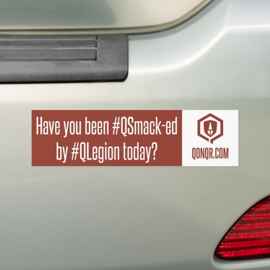 Legion QSmack Bumpersticker (Op auto)