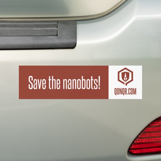 Legion Save Nanobots Bumpersticker (Op auto)