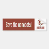 Legion Save Nanobots Bumpersticker (Voorkant)