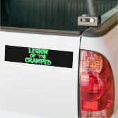 Legion van de Cramped Bumpersticker (Op Truck)