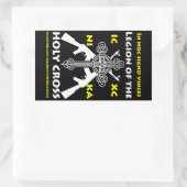 Legion van het Heilige Kruis Rechthoekige Sticker (Tas)