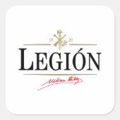 Legión Vierkante Sticker (Voorkant)