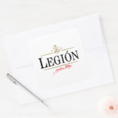 Legión Vierkante Sticker (Envelop)