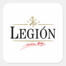 Legión Vierkante Sticker