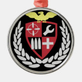 Legionair airsoft team metalen ornament (Voorkant)