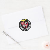 Legionair airsoft team ronde sticker (Envelop)