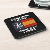Legionairs om te vechten 2 bier onderzetter (Linkerzijde)