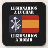 Legionairs om te vechten 2 bier onderzetter (Voorkant)