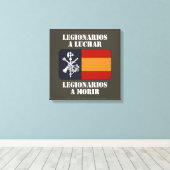 Legionarios a luchar 2 canvas afdruk (Insitu (Houten vloer))