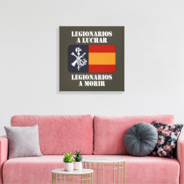 Legionarios a luchar 2 canvas afdruk