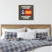 Legionarios a luchar 2 canvas afdruk (Insitu (Slaapkamer))