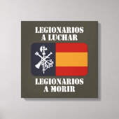 Legionarios a luchar 2 canvas afdruk (Voorkant)
