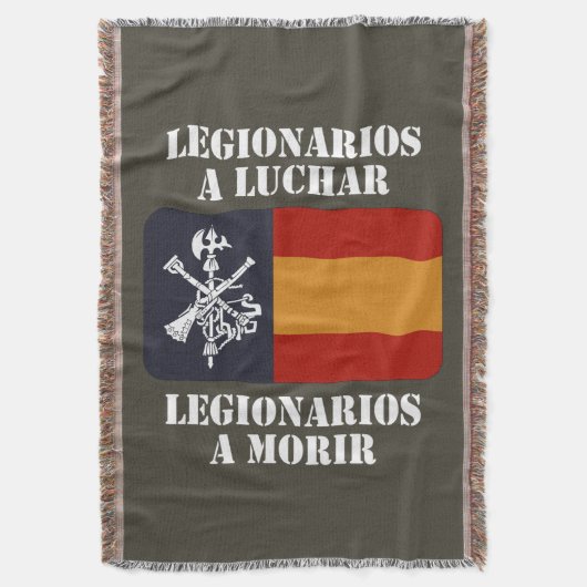 Legionarios a luchar 2 deken (Voorkant Verticaal)