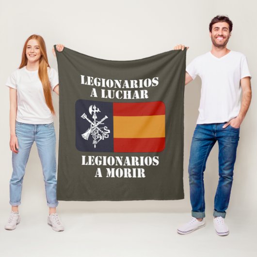 Legionarios a luchar 2 fleece deken (In situ)