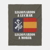 Legionarios a luchar 2 fleece deken (Voorkant)
