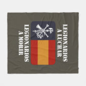 Legionarios a luchar 2 fleece deken (Voorkant (Horizontaal))