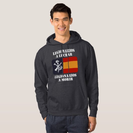 Legionarios a luchar 2 hoodie (Voorkant volledig)