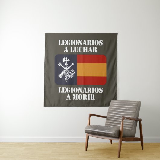 Legionarios a luchar 2 wandkleed (In situ)