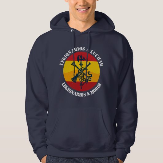 Legionarios a luchar hoodie (Voorkant)