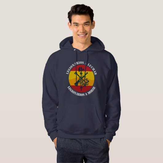 Legionarios a luchar hoodie (Voorkant volledig)