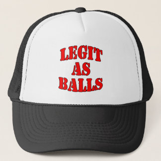 Legit als ballen trucker pet