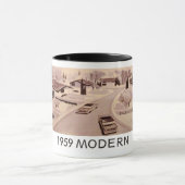 Legitieme 1959 Modernistische Mok van het woongebi (Midden)
