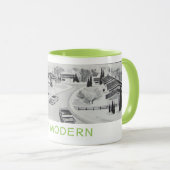 Legitieme 1961 Moderniserende Mok van het woonhuis (Voorkant rechts)