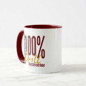 Legitieme boorinstructeur mok (Voorkant links)