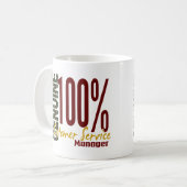 Legitieme Customer Service Manager Koffiemok (Voorkant links)