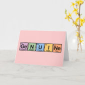 Legitieme elementen kaart (Gele Bloem)