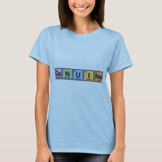 Legitieme elementen t-shirt (Voorkant)