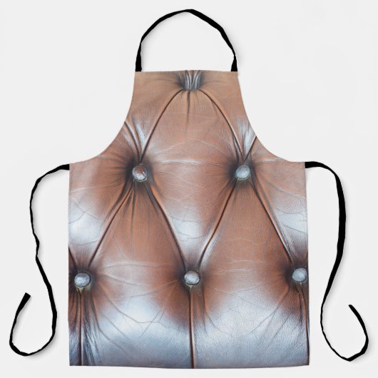 Legitieme lederbekledingsachtergrond, luxe dec. schort (Voorkant)