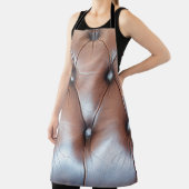 Legitieme lederbekledingsachtergrond, luxe dec. schort (Insitu)